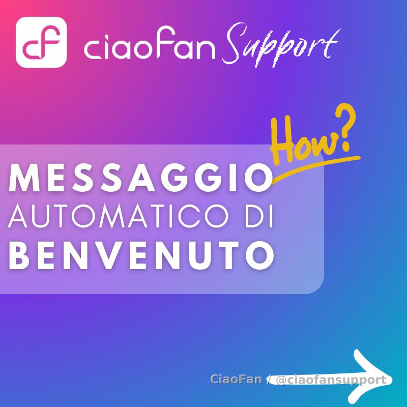 Messaggio di benvenuto automatico: come accogliere i nuovi follower